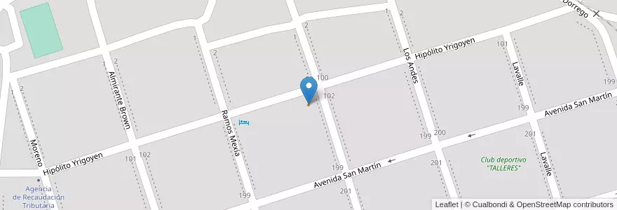 Mapa de ubicacion de Mi Abuela en Argentinië, San Antonio Oeste.