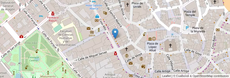 Mapa de ubicacion de Mi bar en 스페인, Aragón, Huesca, Hoya De Huesca / Plana De Uesca, Huesca.