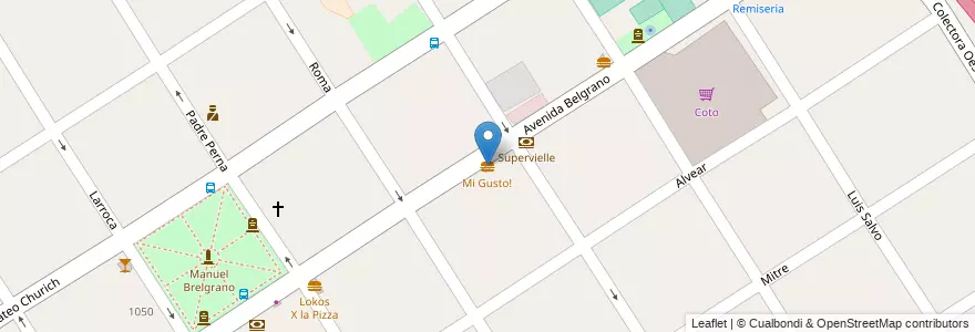Mapa de ubicacion de Mi Gusto! en Argentine, Province De Buenos Aires, Partido De Escobar, Garín.