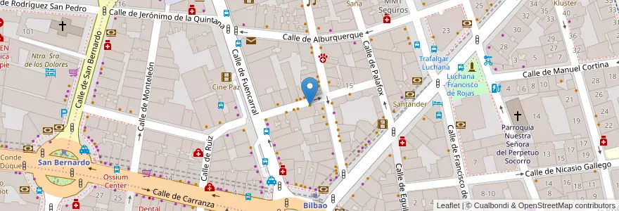 Mapa de ubicacion de Mi Kitxen en 西班牙, Comunidad De Madrid, Comunidad De Madrid, Área Metropolitana De Madrid Y Corredor Del Henares, Madrid.