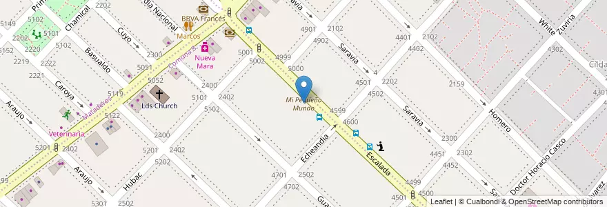 Mapa de ubicacion de Mi Pequeño Mundo, Villa Lugano en 阿根廷, Ciudad Autónoma De Buenos Aires, Comuna 9, 布宜诺斯艾利斯.