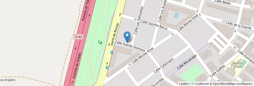 Mapa de ubicacion de Mi Pequeño Nido en إسبانيا, منطقة مدريد, منطقة مدريد, Área Metropolitana De Madrid Y Corredor Del Henares, بارلا.