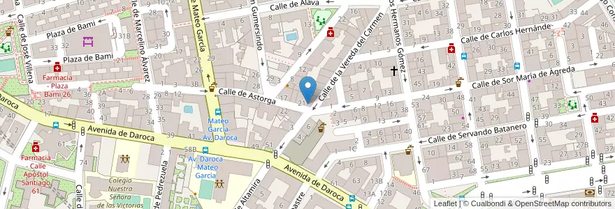 Mapa de ubicacion de Mi Primer Cole 3 en إسبانيا, منطقة مدريد, منطقة مدريد, Área Metropolitana De Madrid Y Corredor Del Henares, مدريد.