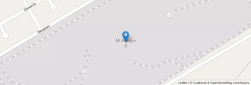 Mapa de ubicacion de Mi Refugio II en アルゼンチン, ブエノスアイレス州, Partido De Esteban Echeverría, Canning.