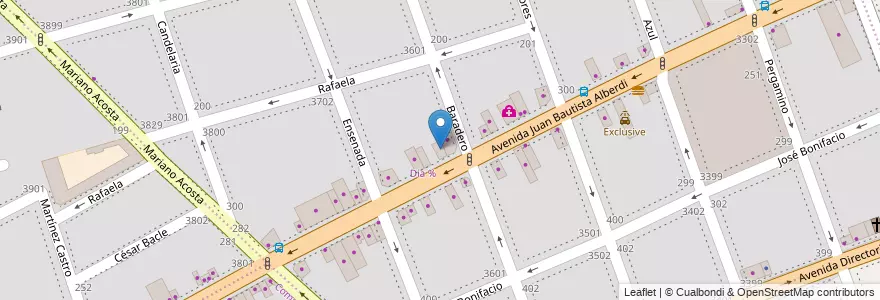 Mapa de ubicacion de Mia Porta, Floresta en アルゼンチン, Ciudad Autónoma De Buenos Aires, ブエノスアイレス, Comuna 10.