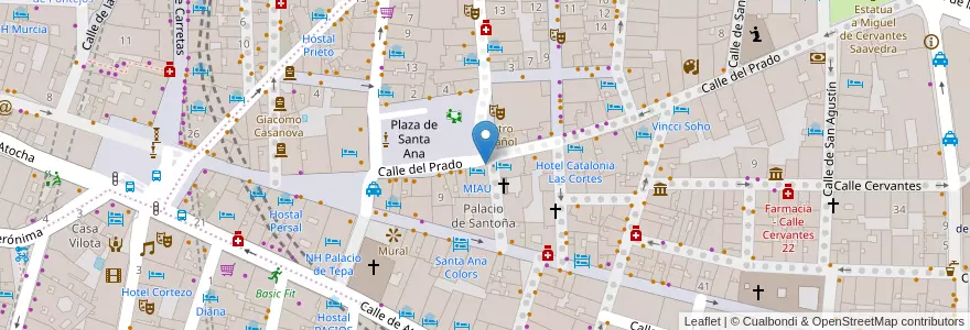 Mapa de ubicacion de Miau en Spagna, Comunidad De Madrid, Comunidad De Madrid, Área Metropolitana De Madrid Y Corredor Del Henares, Madrid.