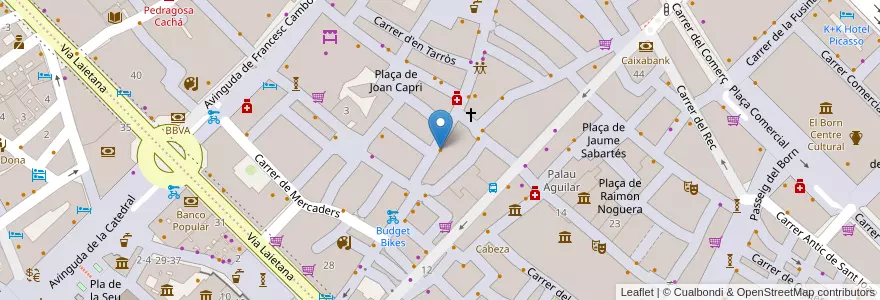 Mapa de ubicacion de Micaela en اسپانیا, Catalunya, Barcelona, Barcelonès, Barcelona.