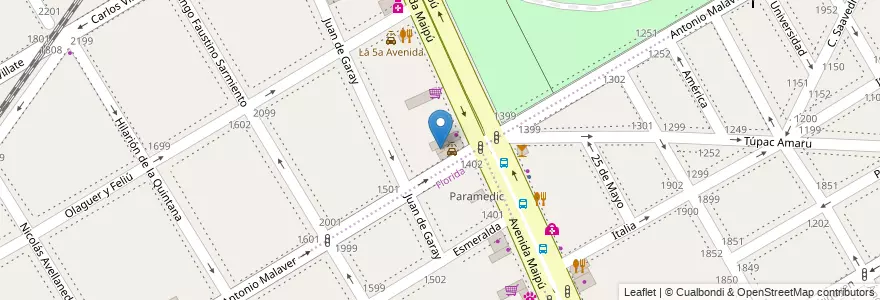Mapa de ubicacion de Mickey's bar en Аргентина, Буэнос-Айрес, Partido De Vicente López, Vicente López.