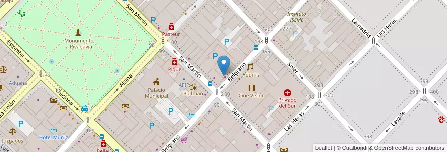 Mapa de ubicacion de Micro House en Argentine, Province De Buenos Aires, Partido De Bahía Blanca, Bahía Blanca.
