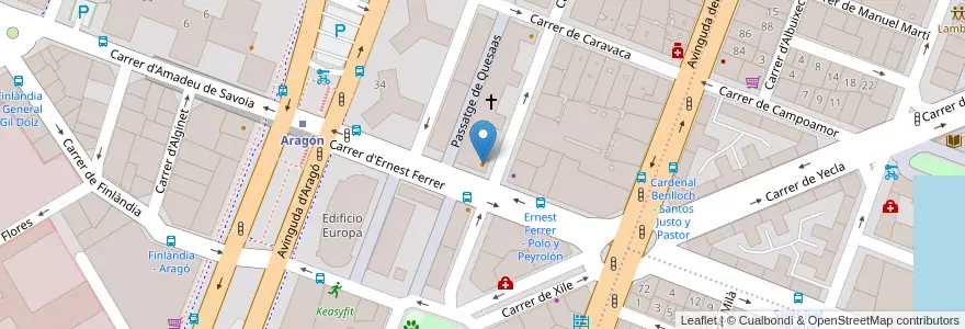 Mapa de ubicacion de Midpoint Cafe en Spanien, Valencianische Gemeinschaft, Valencia, Comarca De València, Valencia.