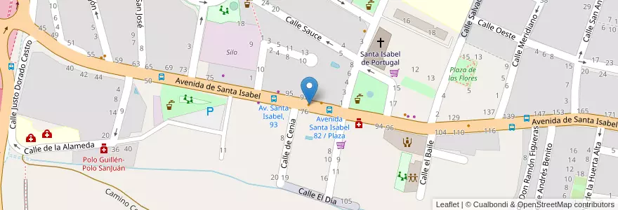 Mapa de ubicacion de Mikel en スペイン, アラゴン州, サラゴサ, Zaragoza, サラゴサ.
