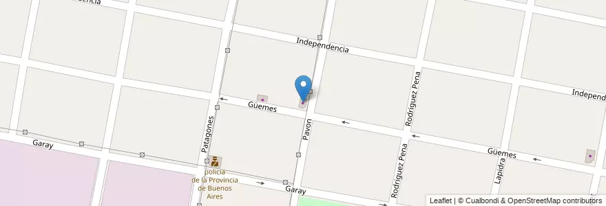 Mapa de ubicacion de MIl Flores en アルゼンチン, ブエノスアイレス州, Partido De Merlo, Merlo.