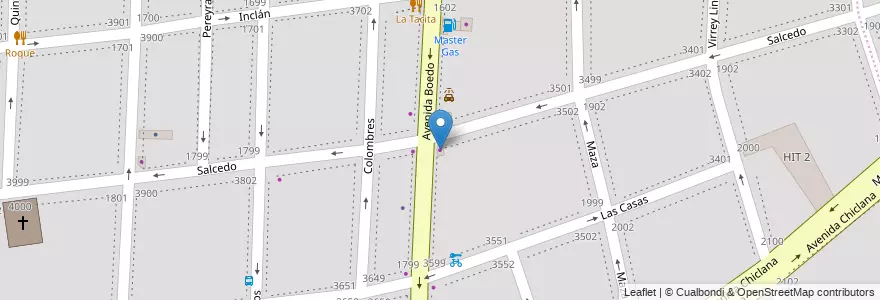 Mapa de ubicacion de Mil Ruedas Boedo, Boedo en アルゼンチン, Ciudad Autónoma De Buenos Aires, Comuna 5, Comuna 4, ブエノスアイレス.