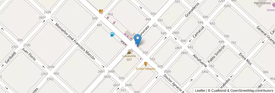 Mapa de ubicacion de Milenium en Argentina, Buenos Aires, Partido De La Matanza, Villa Luzuriaga.
