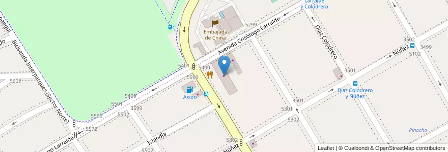 Mapa de ubicacion de Milento Motors S.A., Villa Urquiza en الأرجنتين, Ciudad Autónoma De Buenos Aires, Comuna 12, Buenos Aires.