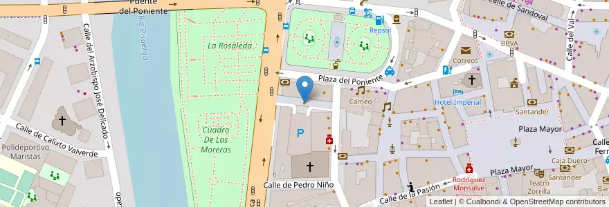 Mapa de ubicacion de milla mallo e en España, Castilla Y León, Valladolid, Valladolid.