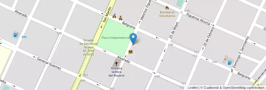 Mapa de ubicacion de Millenium en الأرجنتين, Salta, Rosario De La Frontera, Municipio De Rosario De La Frontera, Rosario De La Frontera.