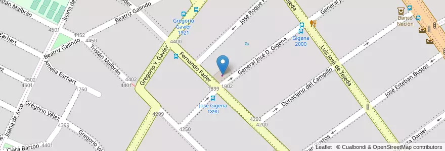 Mapa de ubicacion de Milo Lockett en Arjantin, Córdoba, Departamento Capital, Pedanía Capital, Córdoba, Municipio De Córdoba.