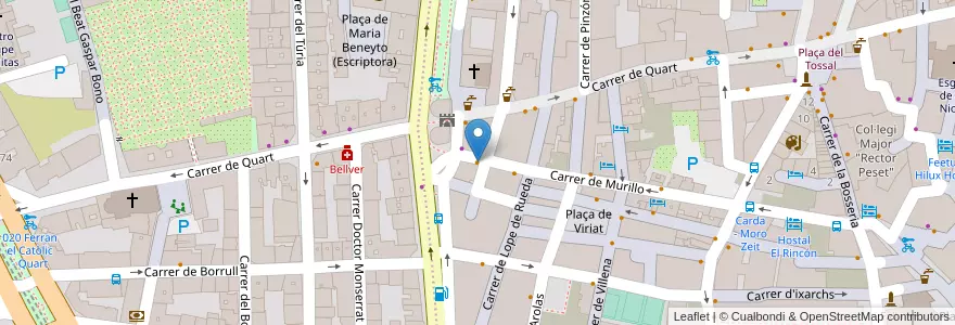 Mapa de ubicacion de Milonga en スペイン, バレンシア州, València / Valencia, Comarca De València, València.