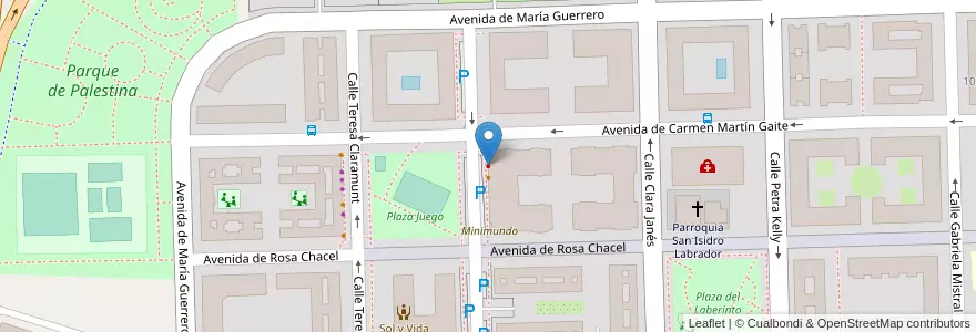Mapa de ubicacion de Mimodent en Испания, Мадрид, Мадрид, Área Metropolitana De Madrid Y Corredor Del Henares, Leganés.