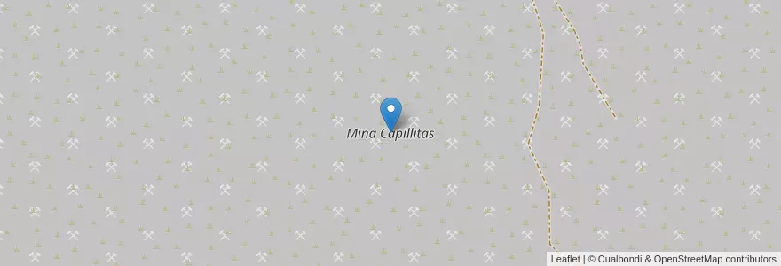 Mapa de ubicacion de Mina Capillitas en アルゼンチン, カタマルカ州, Departamento Andalgalá, Municipio De Andalgalá.