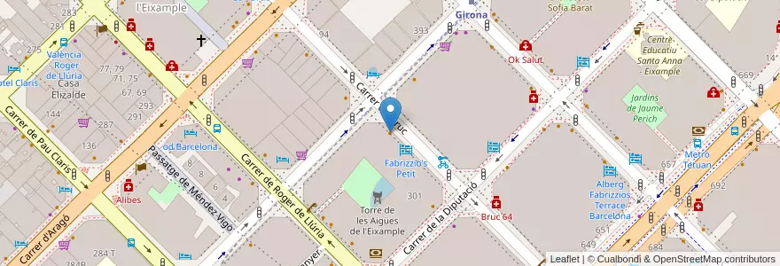 Mapa de ubicacion de Minamo en 西班牙, Catalunya, Barcelona, Barcelonès, Barcelona.