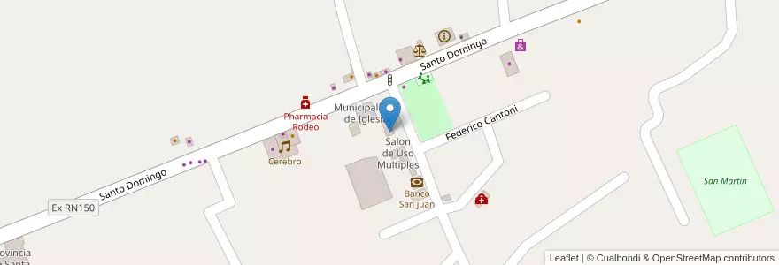 Mapa de ubicacion de Mineria y Ambiente en Arjantin, San Juan, Şili, Iglesia.
