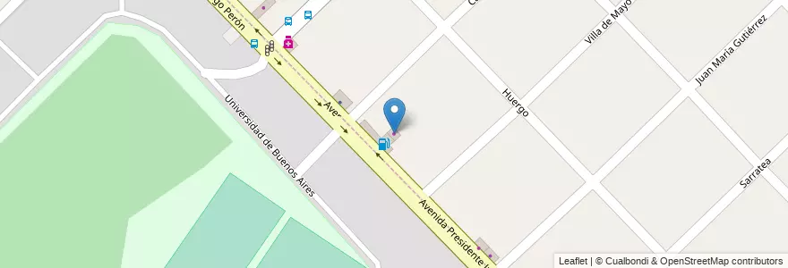 Mapa de ubicacion de Minimercado en Arjantin, Buenos Aires, Partido De Malvinas Argentinas, Los Polvorines.