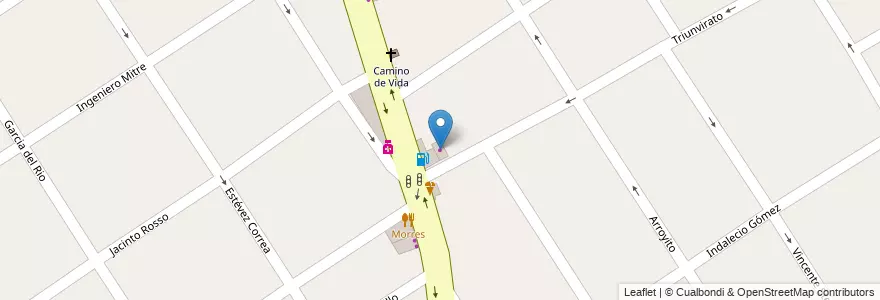 Mapa de ubicacion de Minimercado en Arjantin, Buenos Aires, Partido De Lomas De Zamora, Temperley.