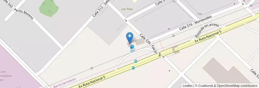 Mapa de ubicacion de Minimercado en Argentinië, Buenos Aires, Partido De Luján.