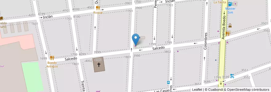Mapa de ubicacion de MiniMercado Shen, Boedo en الأرجنتين, Ciudad Autónoma De Buenos Aires, Comuna 5, Buenos Aires.