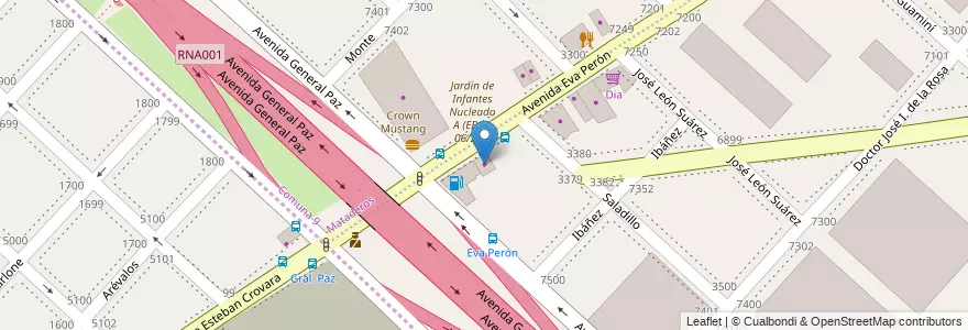 Mapa de ubicacion de Minimercado, Villa Lugano en 阿根廷, Ciudad Autónoma De Buenos Aires, 布宜诺斯艾利斯, Comuna 8.