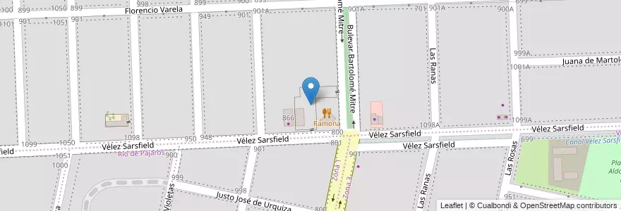 Mapa de ubicacion de Mininos Eventos en 阿根廷, Santa Fe, Departamento Rosario, Municipio De Funes, Funes.