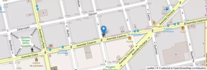 Mapa de ubicacion de Ministerio Jesucristo Pan de Vida, Boedo en アルゼンチン, Ciudad Autónoma De Buenos Aires, Comuna 5, Comuna 4, ブエノスアイレス.