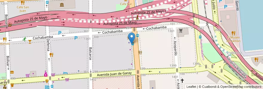Mapa de ubicacion de Ministerio Público Fiscal de la Ciudad Autónoma de Buenos Aires, San Telmo en Argentinien, Ciudad Autónoma De Buenos Aires, Comuna 1, Buenos Aires.