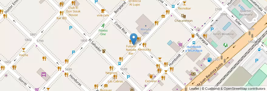 Mapa de ubicacion de Miranda, Palermo en Arjantin, Ciudad Autónoma De Buenos Aires, Buenos Aires.