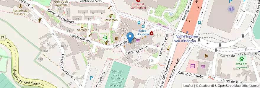 Mapa de ubicacion de Mirasi en Испания, Каталония, Барселона, Барселонес, Барселона.
