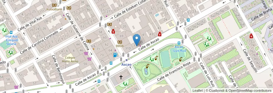 Mapa de ubicacion de mirasierra en إسبانيا, منطقة مدريد, منطقة مدريد, Área Metropolitana De Madrid Y Corredor Del Henares, مدريد.