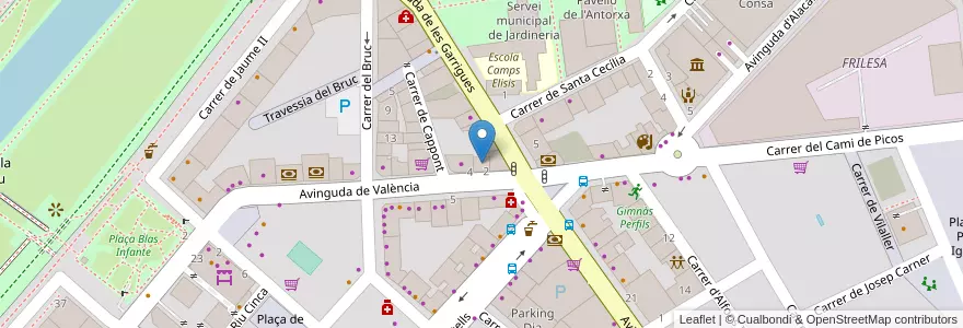 Mapa de ubicacion de Miró en Spain, Catalonia, Lleida, Segrià, Lleida.