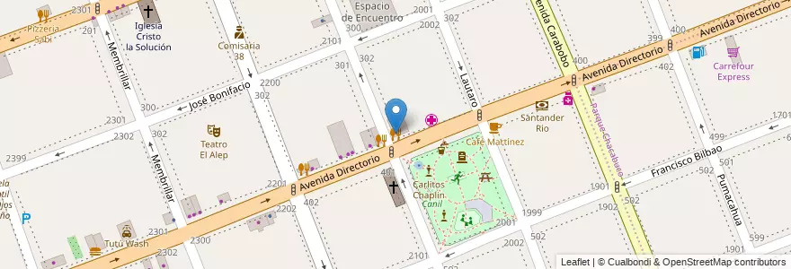 Mapa de ubicacion de Misericordia, Flores en آرژانتین, Ciudad Autónoma De Buenos Aires, Comuna 7, Buenos Aires.