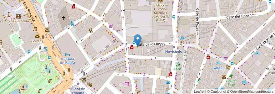 Mapa de ubicacion de Mision Cafe en Spagna, Comunidad De Madrid, Comunidad De Madrid, Área Metropolitana De Madrid Y Corredor Del Henares, Madrid.
