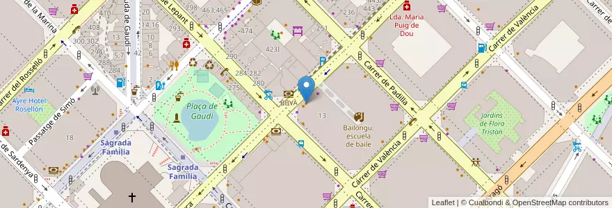 Mapa de ubicacion de Miss Simona en 西班牙, Catalunya, Barcelona, Barcelonès, Barcelona.