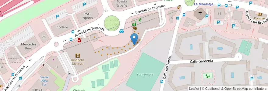 Mapa de ubicacion de Miss Sushi en 스페인, Comunidad De Madrid, Comunidad De Madrid, Área Metropolitana De Madrid Y Corredor Del Henares, Alcobendas.