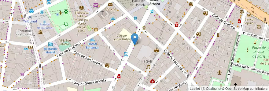 Mapa de ubicacion de Miss Sushi en Spagna, Comunidad De Madrid, Comunidad De Madrid, Área Metropolitana De Madrid Y Corredor Del Henares, Madrid.