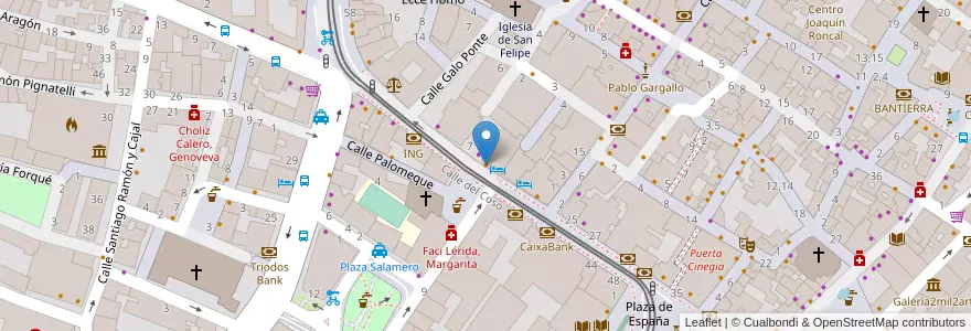 Mapa de ubicacion de Miss Sushi en 스페인, Aragón, 사라고사, Zaragoza, 사라고사.