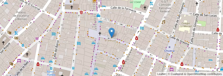 Mapa de ubicacion de Mistura en Испания, Мадрид, Мадрид, Área Metropolitana De Madrid Y Corredor Del Henares, Мадрид.