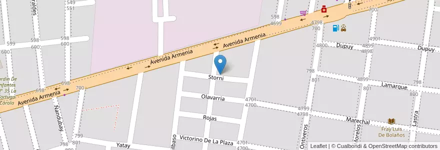 Mapa de ubicacion de Mitairoga 1 en Argentina, Corrientes, Departamento Capital, Corrientes, Corrientes.
