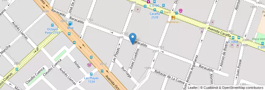 Mapa de ubicacion de Miyazato Dojo Karate Do en الأرجنتين, Córdoba, Departamento Capital, Pedanía Capital, Córdoba, Municipio De Córdoba.