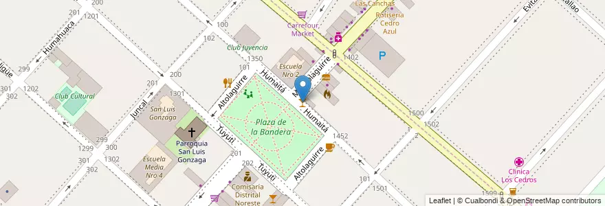 Mapa de ubicacion de Modo Bar en アルゼンチン, ブエノスアイレス州, Partido De La Matanza, Tapiales.
