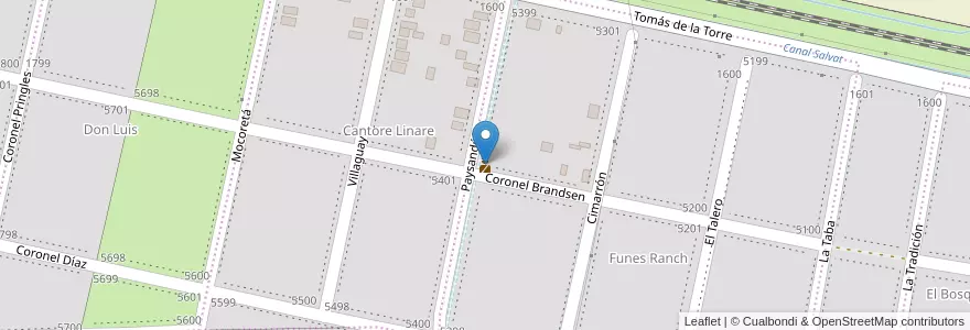 Mapa de ubicacion de Módulo 3 COE en Argentinien, Santa Fe, Departamento Rosario, Municipio De Funes, Funes.